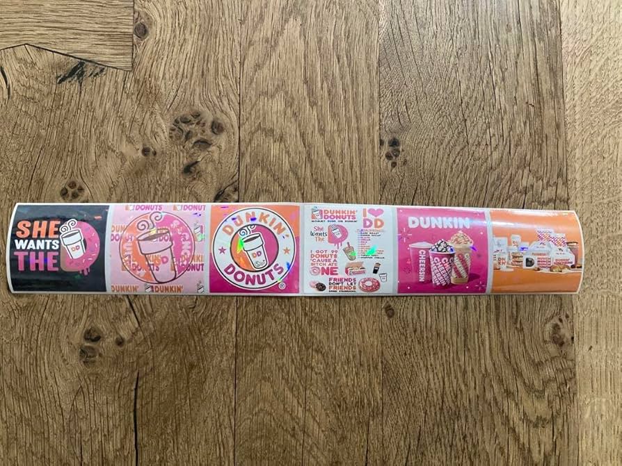Amazon.co.jp: DUNKIN DONUTS ダンキンドーナツ ステッカー 6枚